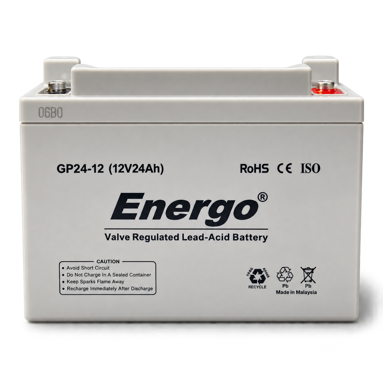 Energo GP24-12 
12V 24Ah 
Bakımsız VRLA Akü