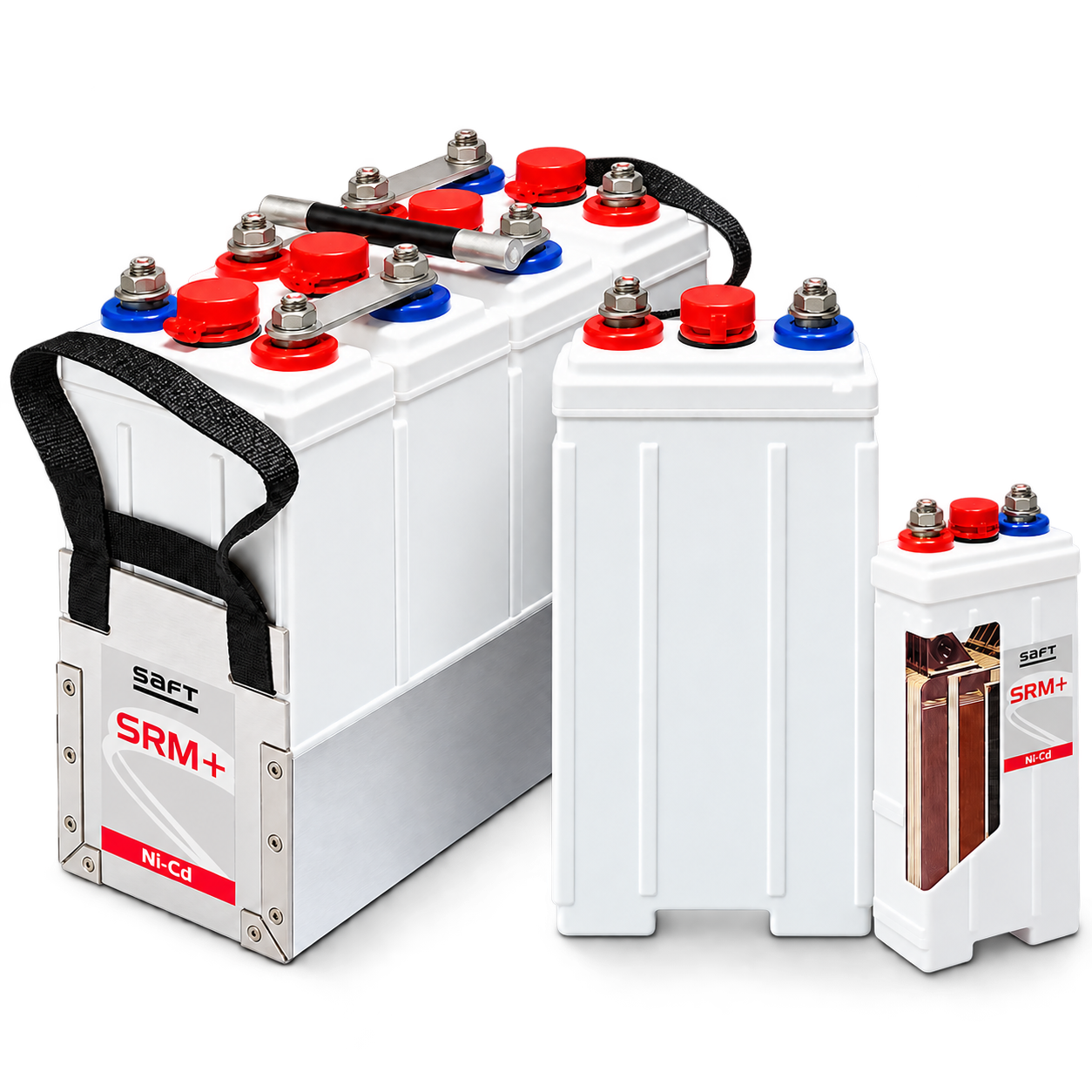 SAFT SRM+ Serisi Ni-Cd Raylı Sistem Aküleri
40–360 Ah | 1,2 V DC / Hücre | Sintered/PBE | Yüksek Enerji ürün görseli