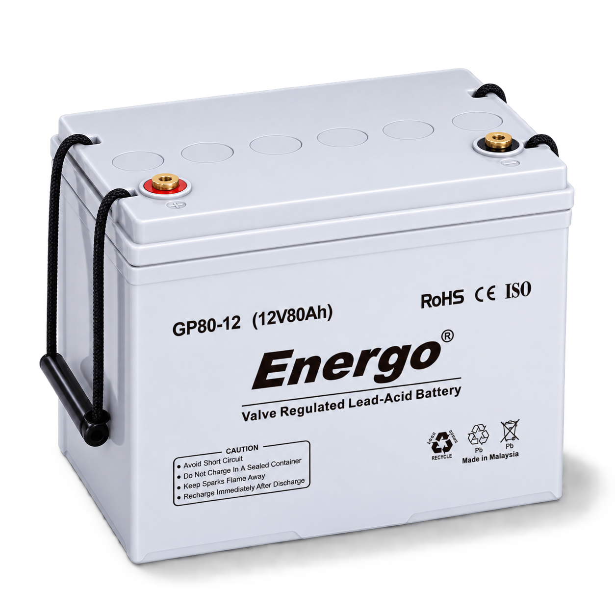 Energo GP80-12 
12V 80Ah 
Bakımsız VRLA Akü
